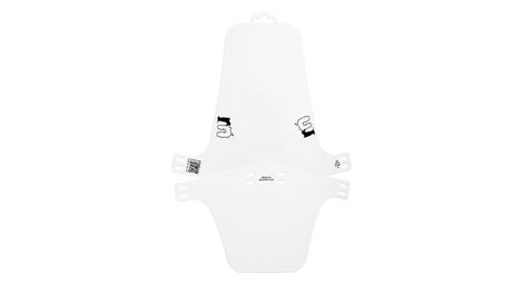 mucky nutz mudguard fat face fender fat bike white