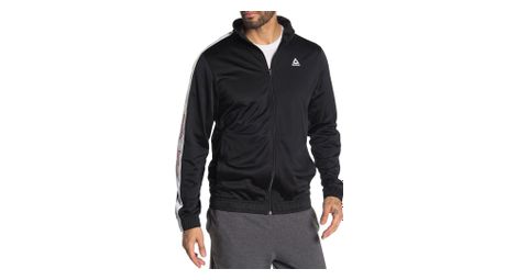 Veste de survêtement noire homme reebok track