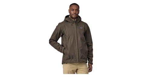 Veste imperméable patagonia torrentshell 3l marron