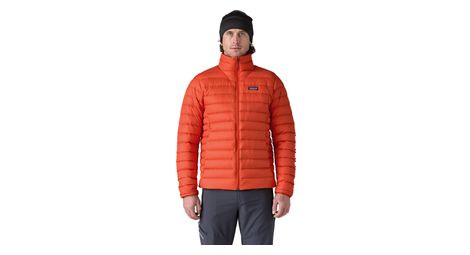 Patagonia down sweater naranja chaqueta de plumón para hombre