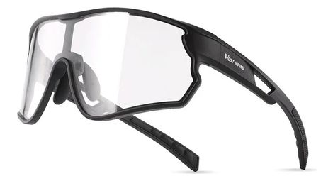 Lunettes de vélo photochromiques anti-vent - noir