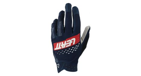 Guantes largos leatt mtb 2.0 xflow onyx / azul oscuro