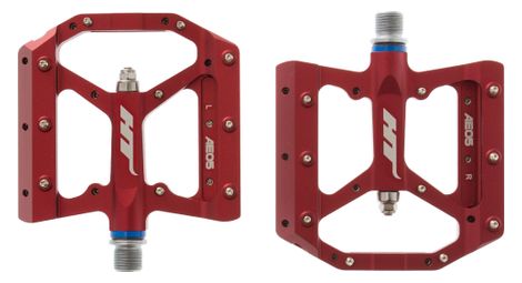 Ht pedales plates ae05 rouge