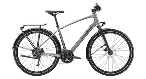 Velo fitness trek dual sport 2 equipped shimano acera altus 9v 650mm gris 5e gen