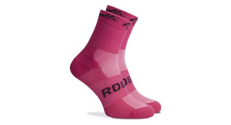 Chaussettes velo rogelli rcs-15 - femme - rose