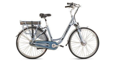 Vélo de ville électrique 28  femme basic 7 vitesses bleu vogue