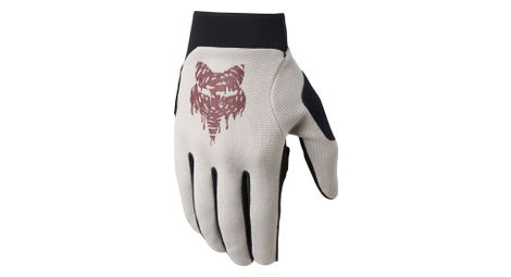 Gants Longs Fox Ranger Gel Roughcut Blanc