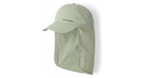 Columbia Schooner Bank II Cap mit Nackenschutz, grün, Unisex