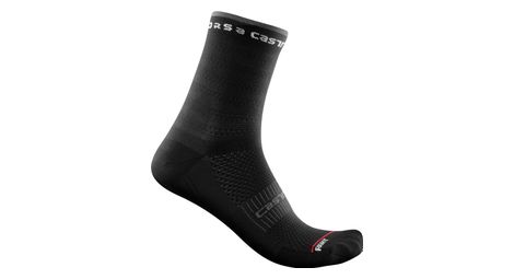 Castelli rosso corsa 11 paio di calze donna nere