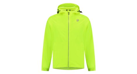 Veste de pluie - femme et homme - jaune - rogelli commuter core