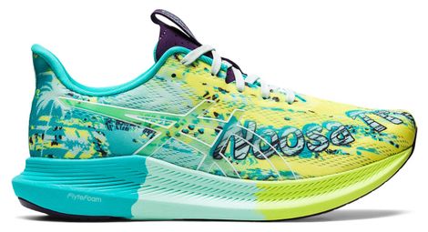 Chaussures Running Asics Noosa Tri 14 Jaune Bleu Femme