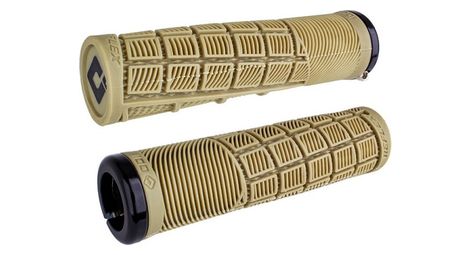 Paire de grips odi reflex v2 1 135 mm beige