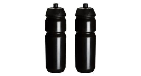 2 x bidons - 750 ml - noir