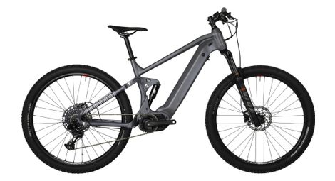 Vtt electrique tout suspendu fluide sram sx eagle 12v 630 wh 29 gris 2023