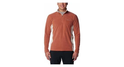 Polaire columbia klamath range ii half zip beige marron