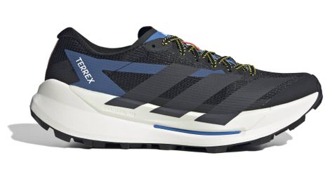 adidas terrex agravic tt trail running shoes black blue men s