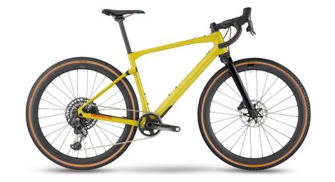 Gravel bike bmc urs lt one sram force etap axs x01 eagle axs 12v 700 mm jaune mustard 2023