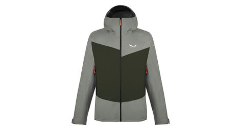 Giacca impermeabile salewa puez gore-tex paclite verde