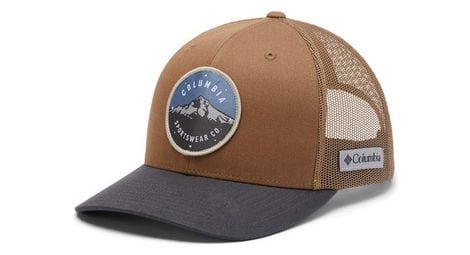 Columbia mesh snap back hat brown