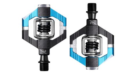 Paar crankbrothers candy 7 pedalen zwart blauw