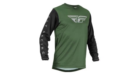 Maillot manches longues fly f 16 vert olive noir