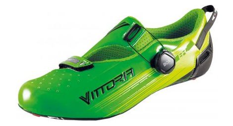 Paire de chaussures route tri pro boa vert carbon 2 0