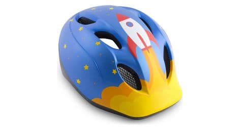 Met super buddy casco para niños blue rocket matt