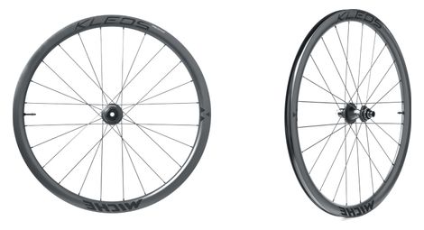 Coppia di miche kleos rd dx 36-36 tubeless 700 disc wheels | 12x100mm | 12x142mm | centerlock shimano / sram