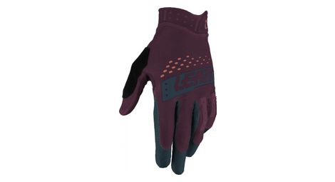 Guantes largos mujer leatt mtb 1.0 gripr dusk violeta