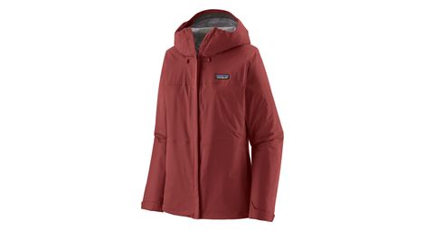 Chaqueta impermeable patagonia torrentshell 3l para mujer rojo