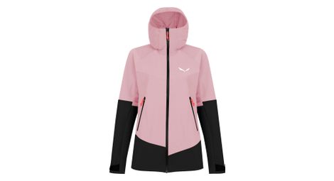 Veste softshell femme salewa sella durastretch rose