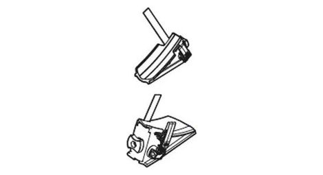 Bloque roues pour porte-vélos Menabo gauche + droit