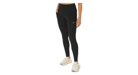 asics road high waist women s long tights black