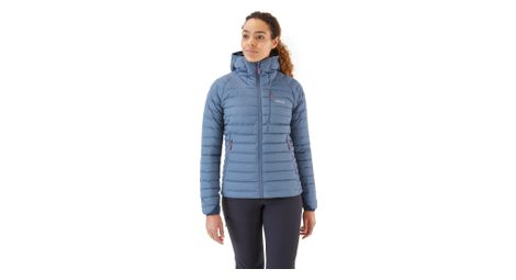 Chaqueta de plumas rab infinity microlight azul mujer