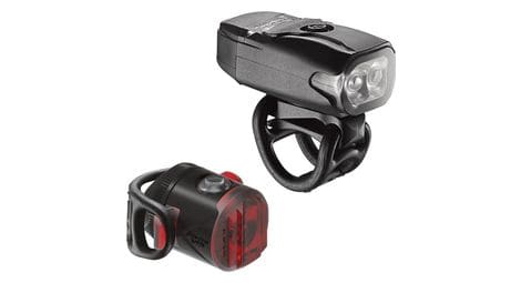 Lezyne ktv drive / femto usb coppia luce anteriore / posteriore nera