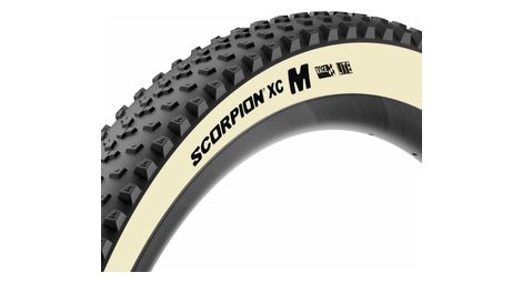 Pneu VTT Pirelli Scorpion XC M 29'' Tubeless Ready Souple ProWall Race Retro Beige