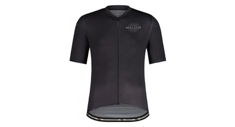 Maillot manches courtes maloja teserom 1 2 breeze moonless noir