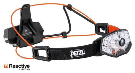 Lampada frontale nera petzl nao reactive lighting 1500 lumen