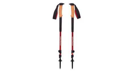Batons de randonnee black diamond trail cork rouge