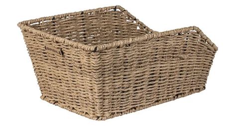 Basil panier à vélo cento rattan look 47 x 34 x 22 cm - brown