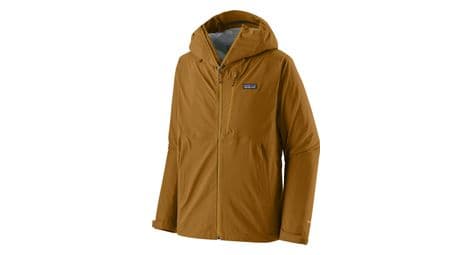 Chaqueta de lluvia patagonia granite crest marron