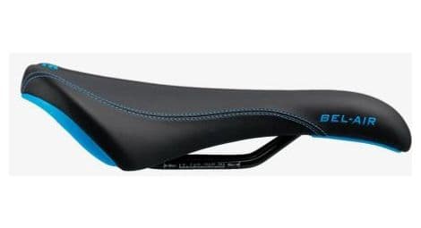 Selle sdg bel-air rl - rails acier noir/bleu