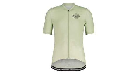 Maillot manches courtes maloja teserom 1 2 breeze pastel pine vert clair