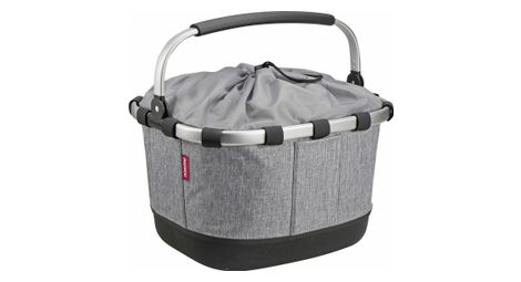 Sacoche de porte-bagage klickfix carrybag gt pour racktime twist gris