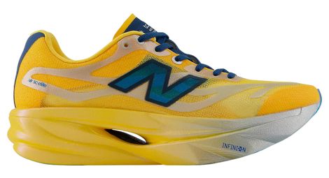 Zapatillas de running New Balance TCS NYC Marathon SuperComp Elite v6 amarillo/azul para mujer