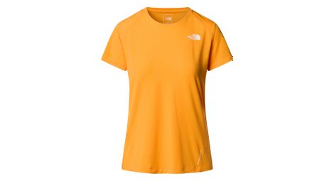 Camiseta de manga corta para mujer the north face lightning alpine naranja