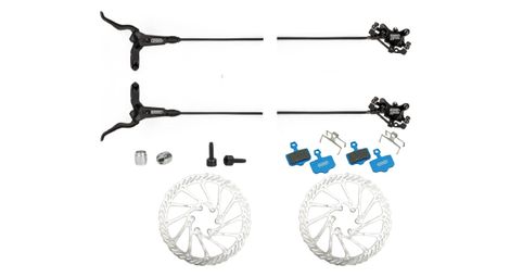 Elvedes hp4000 dual piston mineral brakes black