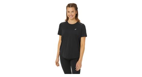 Damen asics road kurzarmtrikot schwarz