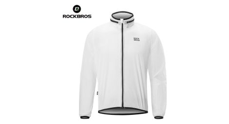 cycling jacket reflective men white rockbros