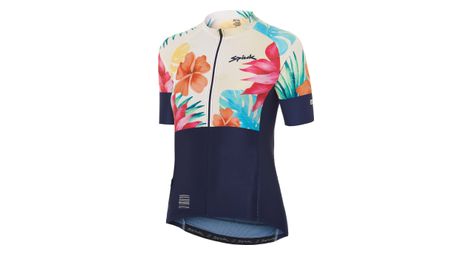 Maillot manches courtes femme spiuk helios summun bleu multicouleur